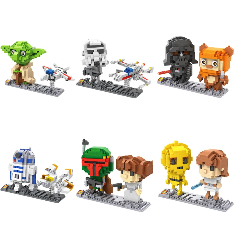 

LOZ Micro Blocks Bricks Blocks Action Figure Toy Robot Kit Model Diamond Nano Block Buildings Hot Toys Hobbies Educational 9528