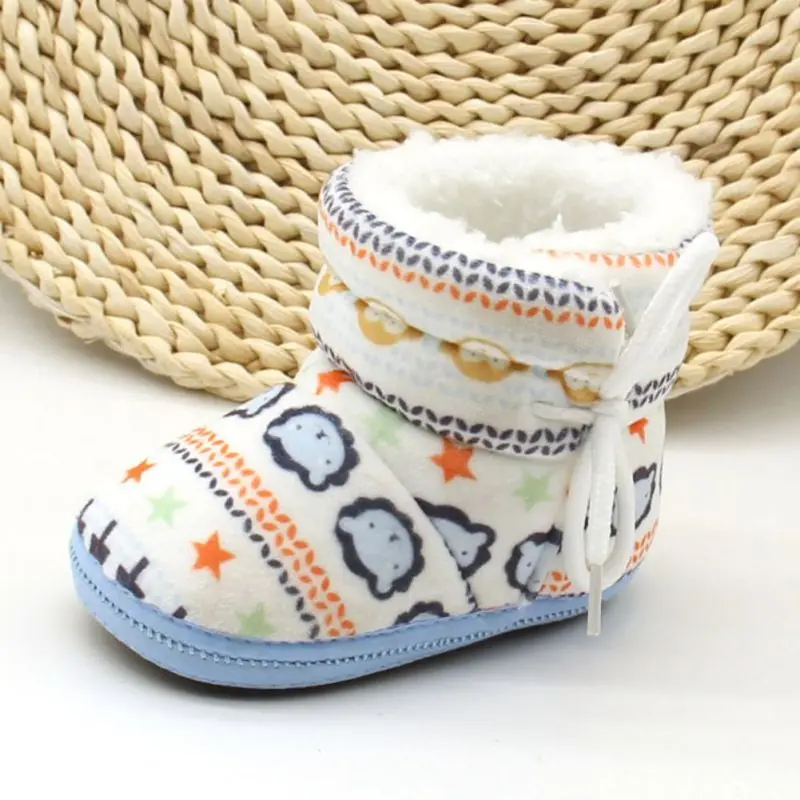 Lovely Winter Warm Baby Shoes Cotton Padded Infant Toddler Baby Boys Girls Boots Soft Newborn Bebe Boot
