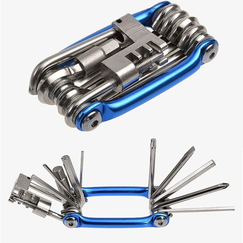 11 in 1 Bicycle Tools Sets Bike Cycling Hex Spoke Wrench Screwdriver Repair Tool