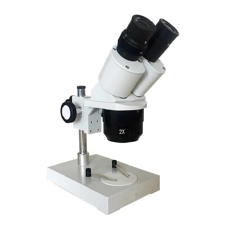 Бинокулярный стерео микроскоп 1X 3X цели пайки ремонт Microscopio с лампой WF10X WF15X WF20X окуляр опционально