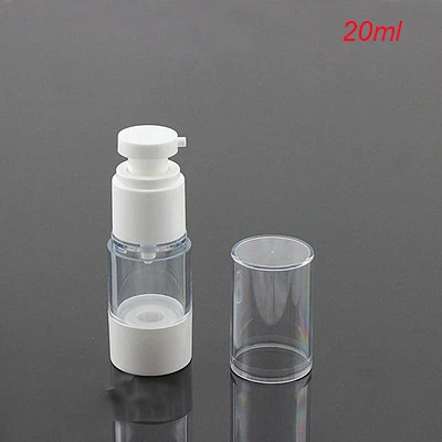 Download Hot 20ML clean airless bottle plastic,clear empty 20 ml glass airless pump bottle,20ml glass ...