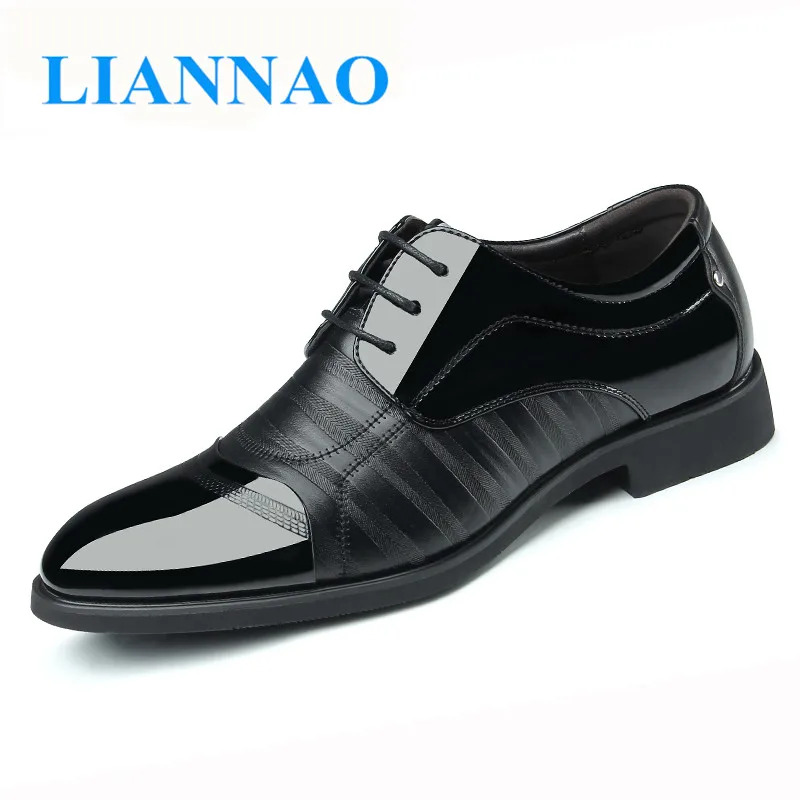 Men's Dress Shoes Casual shoes Men Business Flats Shoes Fashion Breathable Low Top Men Formal Office Shoes Zapatos de hombre