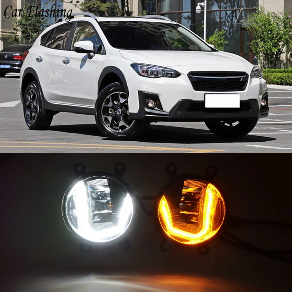 3 в 1 функции авто светодиодный DRL Дневной светильник автомобиля проектор