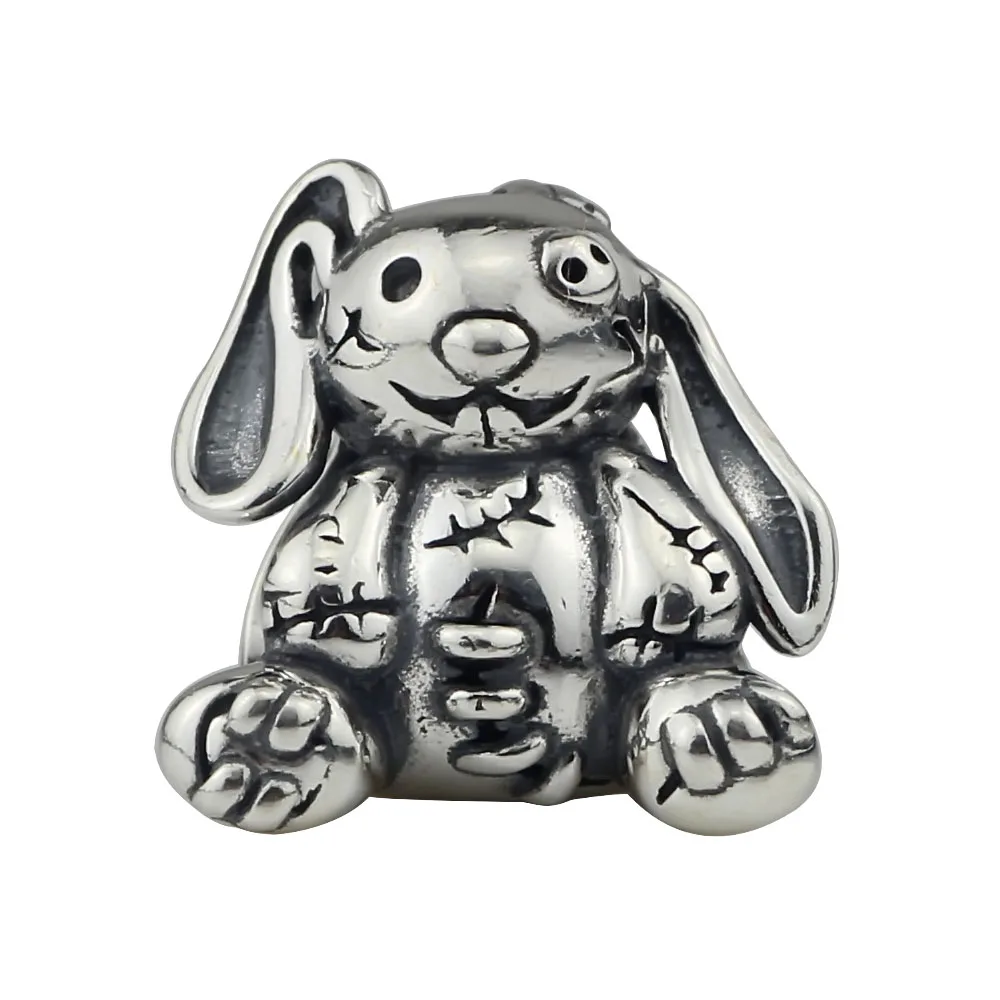 

Beads Hunter 925 Sterling Silver Rabbit Charm Bead Fit European Bracelet