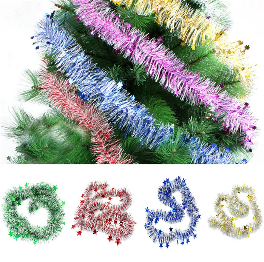 

Colorful Garland Bar Christmas Tree Decoration Xmas Party Hanging Ornaments *natal navidad christmas*23 2017 hot sale