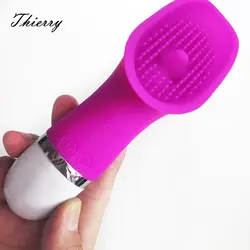 Оригинальный thierry игрушка-Лизун 30 Скорость клитор Вибраторы клитор киска насос g-пятно вибратор оральный интимные игрушки для женщин