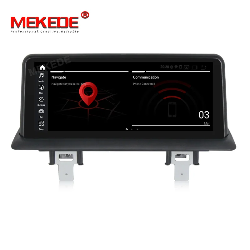 Cheap MEKEDE MSM8953 8 core Android 9.0 4+64G 4G LTE Car Multimedia player for BMW 1 Serie E81 E82 E87 E88 I20 video/radio/wifi/USB 2
