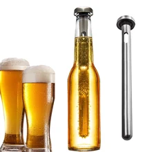 Вино Wooler охладитель охлаждения льда напитков трубки палка стержень в бутылке пива замораживания Pourer
