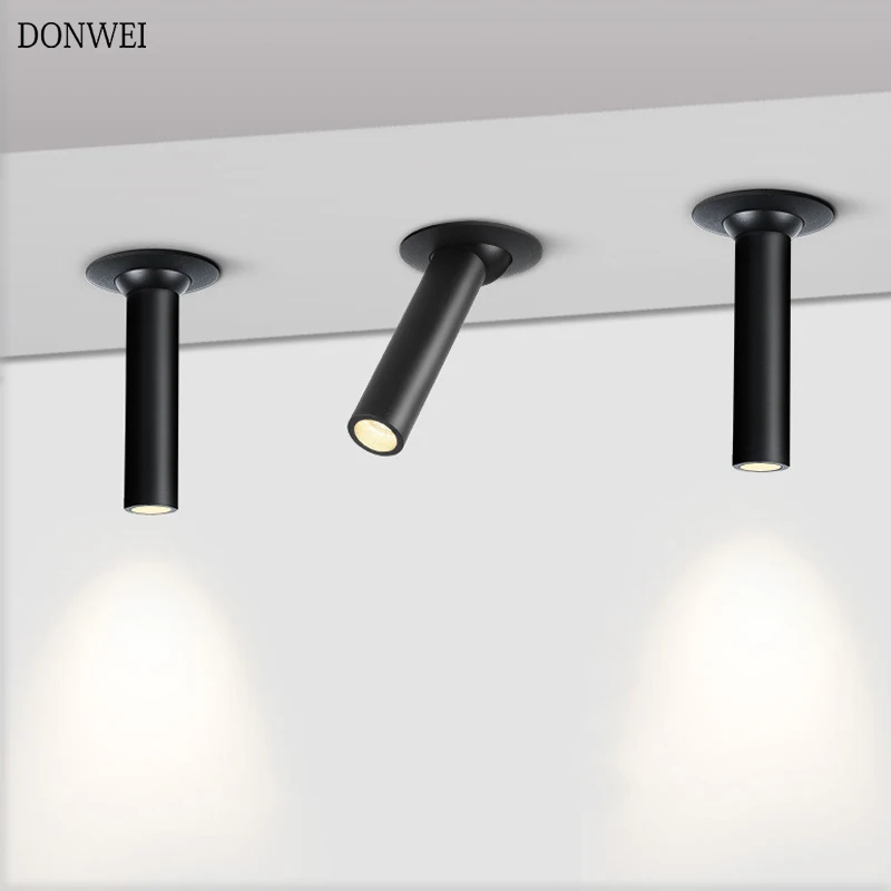 

Modern LED Ceiling Light 7W Long cylinder Rotating 320mm Kitchen Pipe Tube Lighting Dining Room Bar Counter Ceiling Lamp