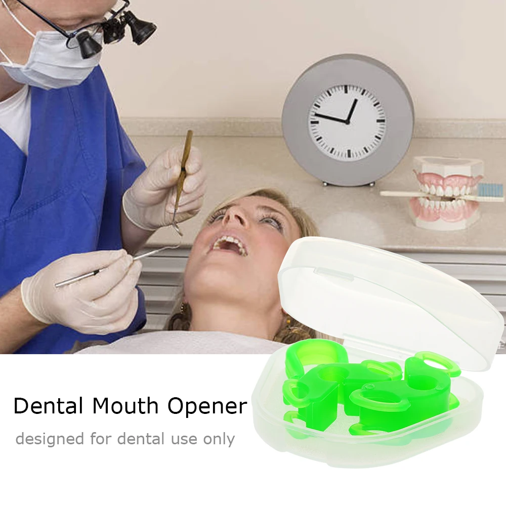 

Mouth Opener Silicone Mouth Opener Dentist Expander Cheek Retractor Dental Retractor with 2 Sizes