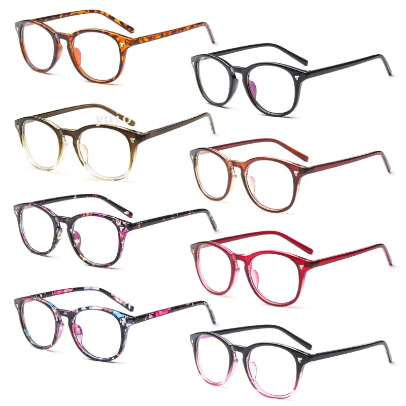 Винтаж прозрачные линзы, очки рамки ретро для мужчин женщин унисекс очки Оптический