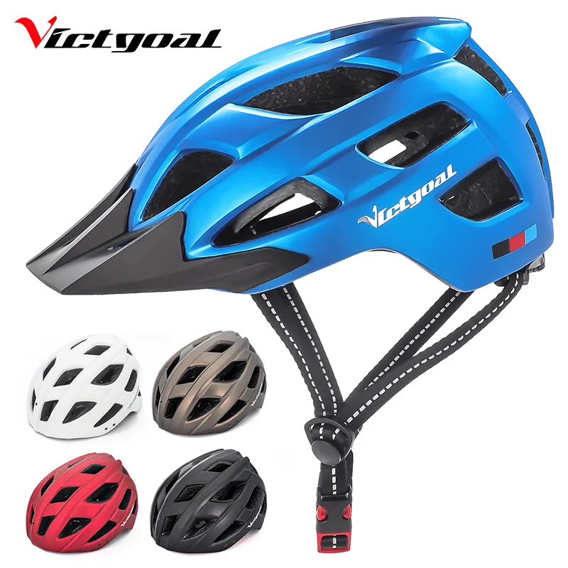 

VICTGOAL Bike Helmet with Visor Light Cycling Helmet for Men Women Safety Bicycle Helmet MTB Mountain Road Bike Helmets Adults