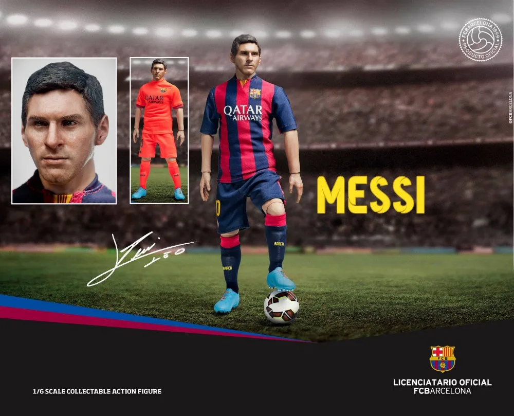 Free Shipping Football Star Lionel Messi 1/6 Action Figure Movies Anime