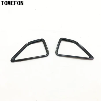 

TOMEFON Stainless Steel Front Air Vent Cover Trim Air Conditioning Sticker Car Accessories For Skoda Karoq 2017 2018 2019