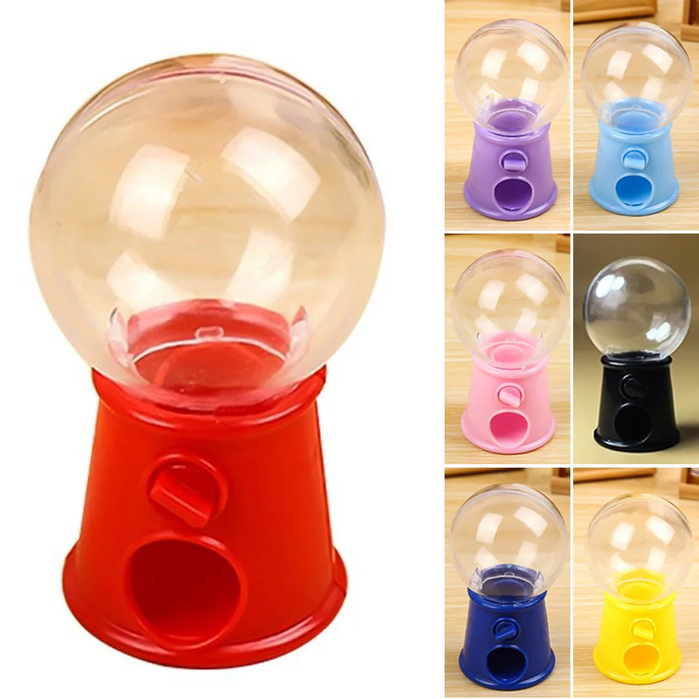

Plastic Candy Machine Saving Coin Baby Toy Peanuts Lovely Toy Dispenser Mini Gumball Vending Gift High Quality