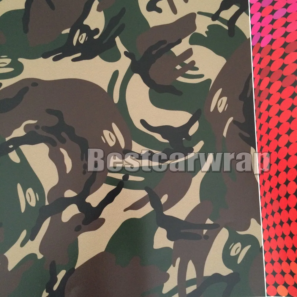 Forest camo HD Snow Land Camouflage Vinyl Wrap Decal Adhesive-Backed Sticker Film Sheet  (4)