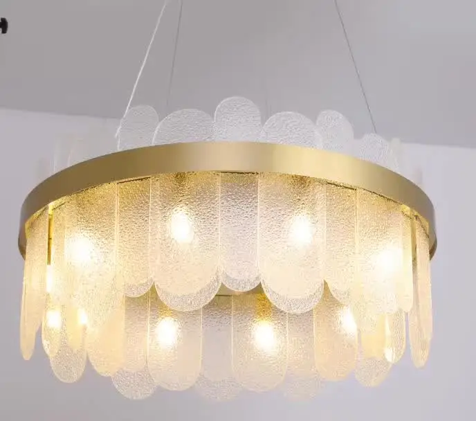 Современная роскошная хрустальная люстра, креативный дизайн, лампа для гостиной, столовой, светодиодный, декоративные светильники - Цвет абажура: Белый