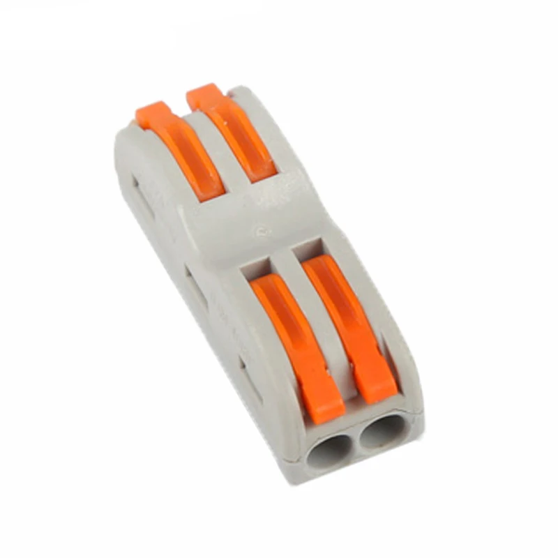 

NEW 5PCS design 2 pin 10pcs SPL-2 type Universal Compact Wire Connector Conductor Terminal block with lever
