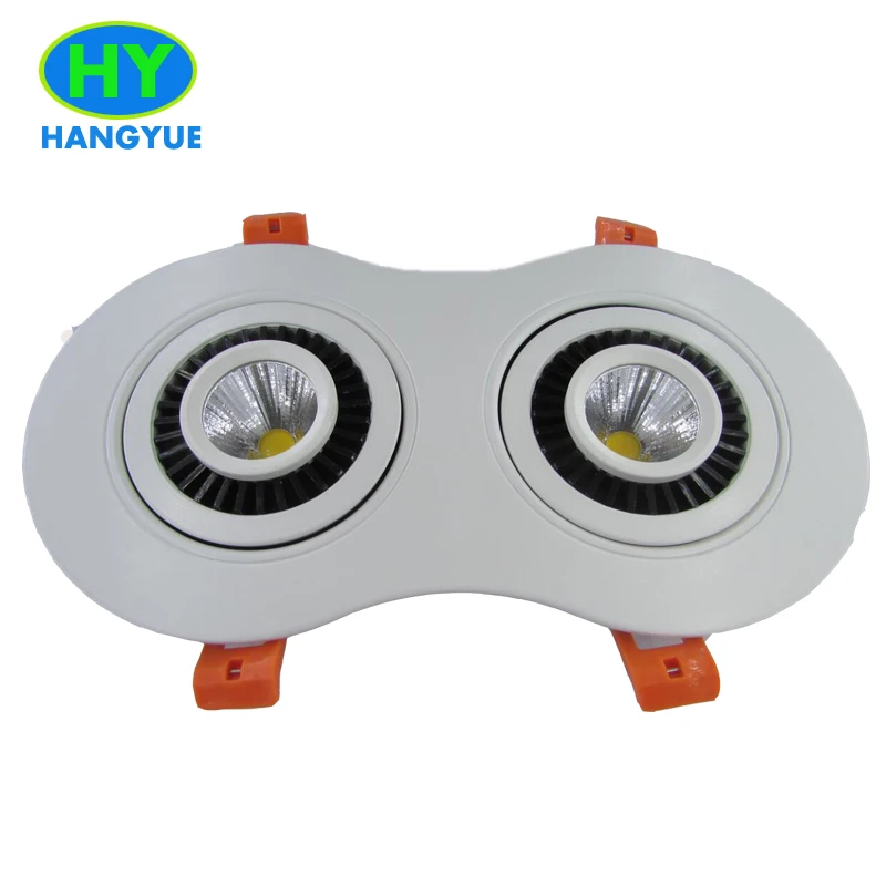 

High quality Dimmable double Led Downlights 7W*2 9W*2 220V 110V driverless hotel Ceiling Lamp Home Indoor Lighting