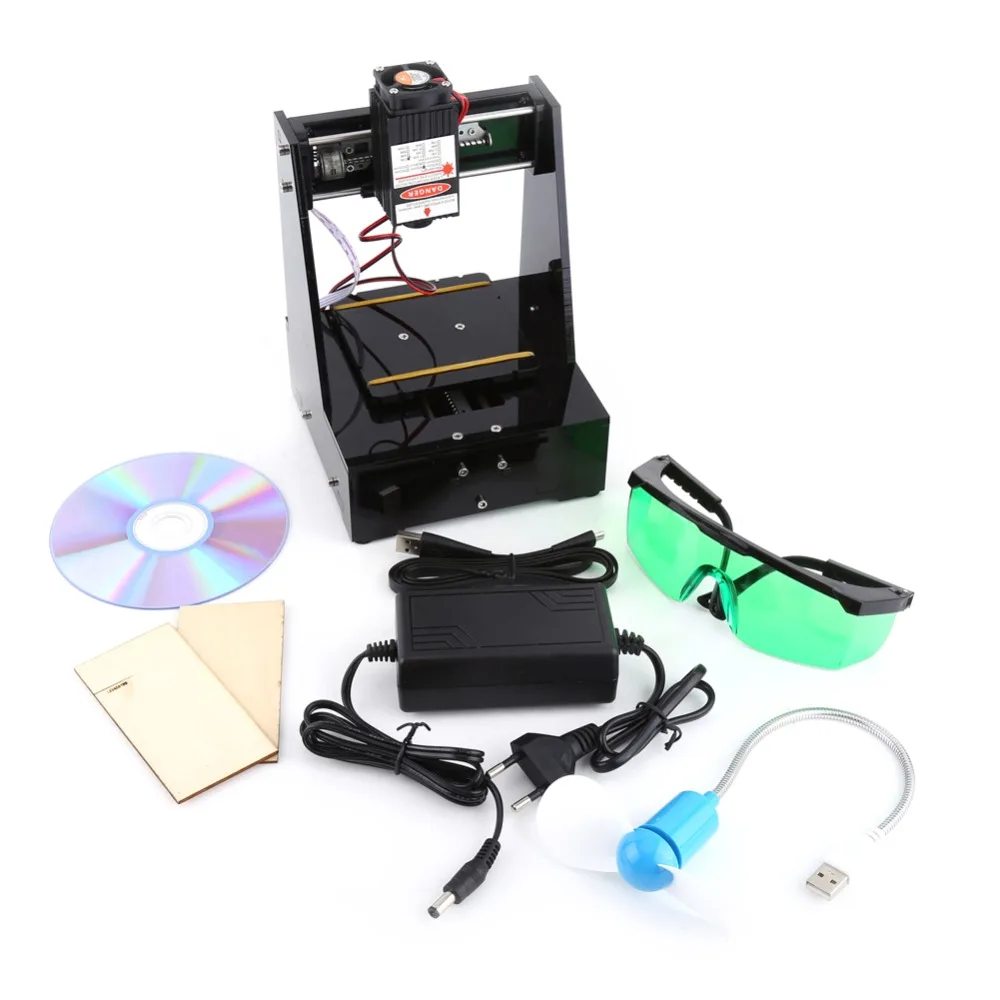 

100-240V 2000MW Laser Engraver Marker Cutting Machine Engraving Support JPG JPEG JPE BMP PMG etc Image - EU Plug