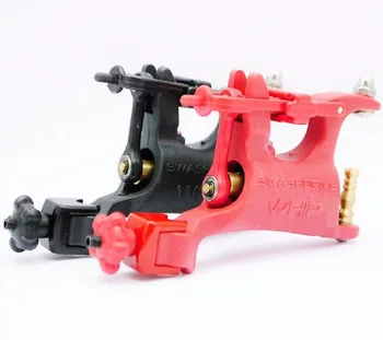 

New 2x Pro Black&Red Professional WHIP Plastic Rotary Tattoo Supply Machine Gun For Shader & Liner