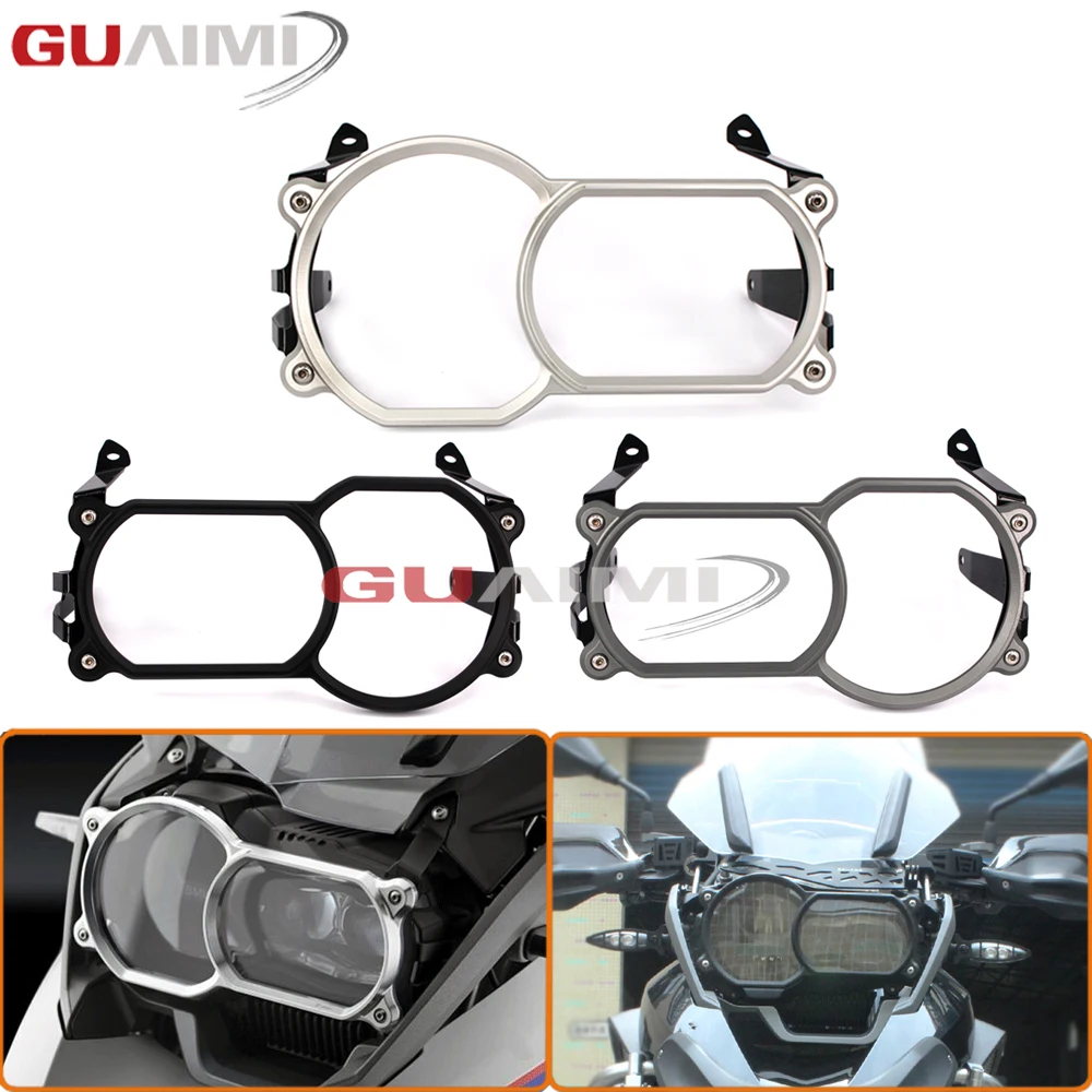 Motorcycle Headlight Guard Protector 2 With Quick Release Fastener For