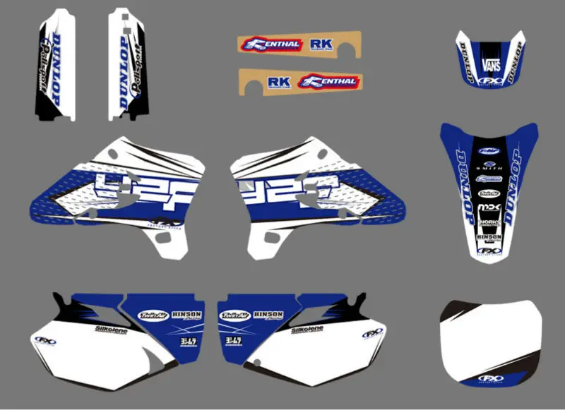 

GRAPHICS & BACKGROUNDS DECALS STICKERS Kits for Yamaha YZ250F YZ450F YZF250 YZF450 2003 2004 2005 YZF 250 450 YZ 250F 450F
