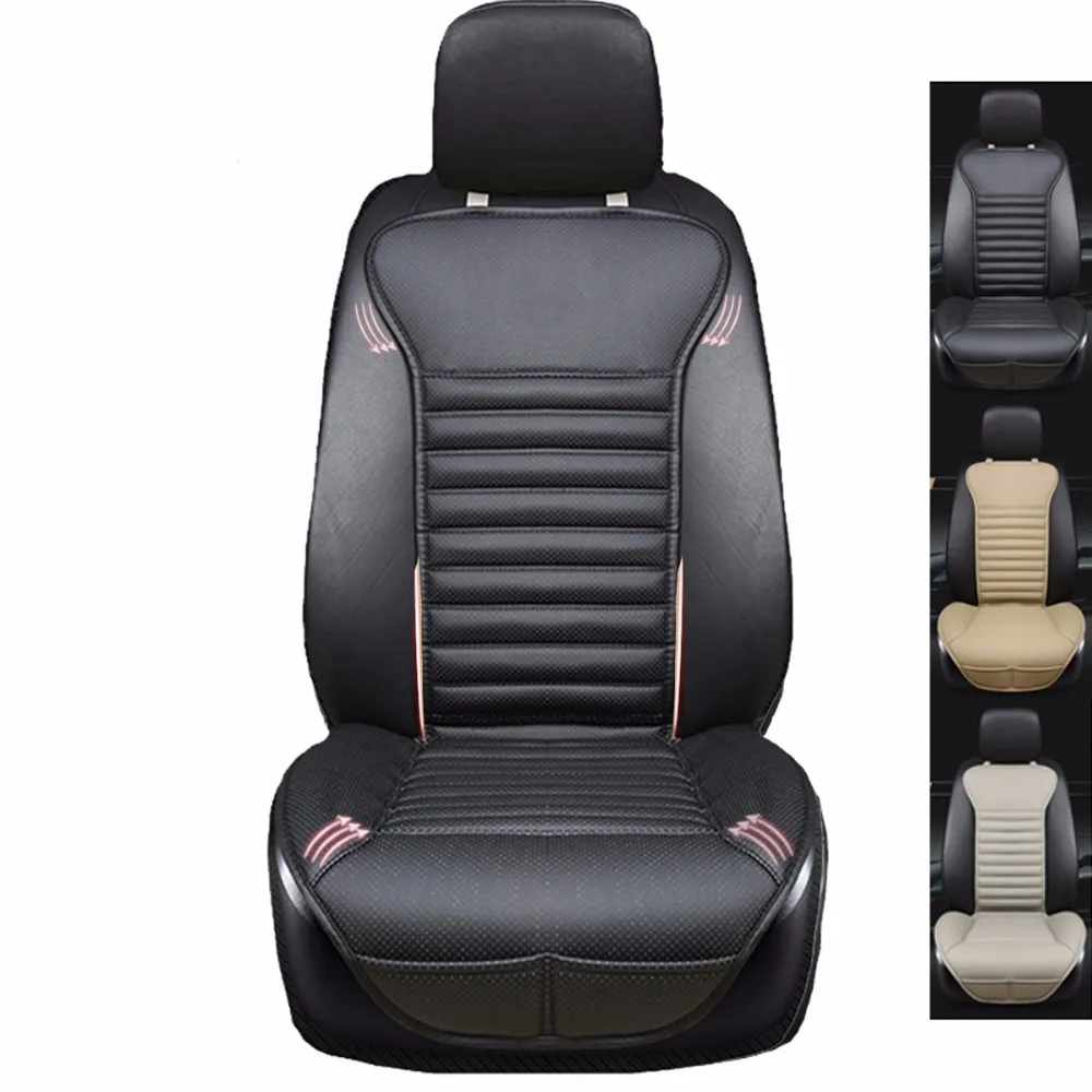 

2018 3D smart pu Leather not moves Car Seat Cushion fit for almost cars,small pretty waist high quality universal seat Covers