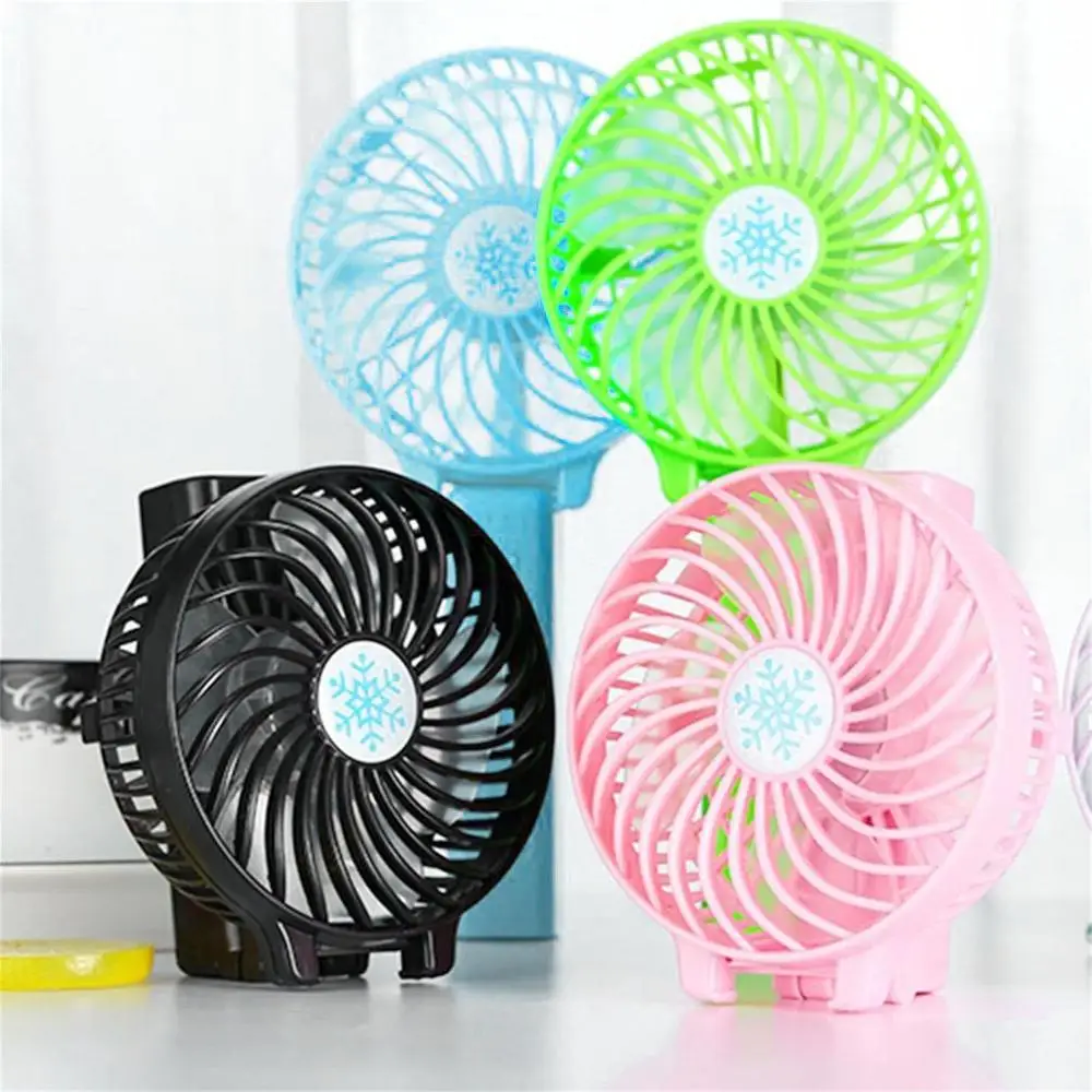 

Portable Hand Fan USB Rechargeable Foldable Handheld Mini Fan Cooler 3 Speed Adjustable Cooling Fan Decor (NO Battery)