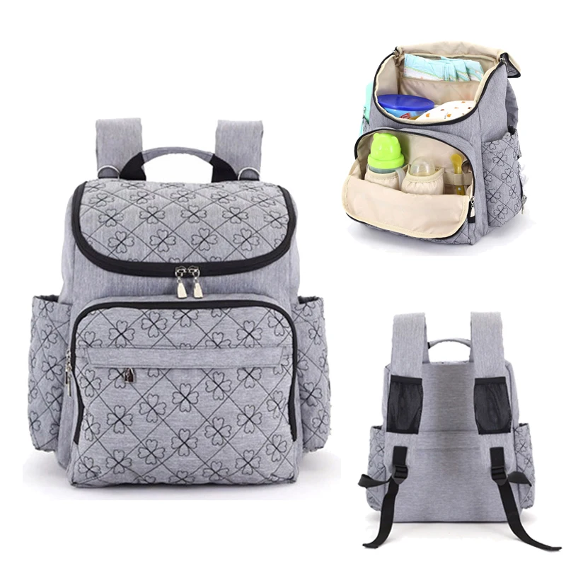 Sac à couches pour poussette | Sac à couches tendance pour maman, sac à couches de maternité de marque, sac à dos de voyage pour bébé, organisateur de couches, sac d'allaitement pour poussette