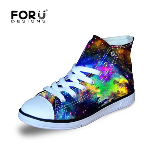 FORUDESIGNS/разноцветная прогулочная обувь в космическом стиле для маленьких мальчиков; детская Нескользящая спортивная обувь на плоской подошве; кроссовки для путешествий - Цвет: CA5184AT