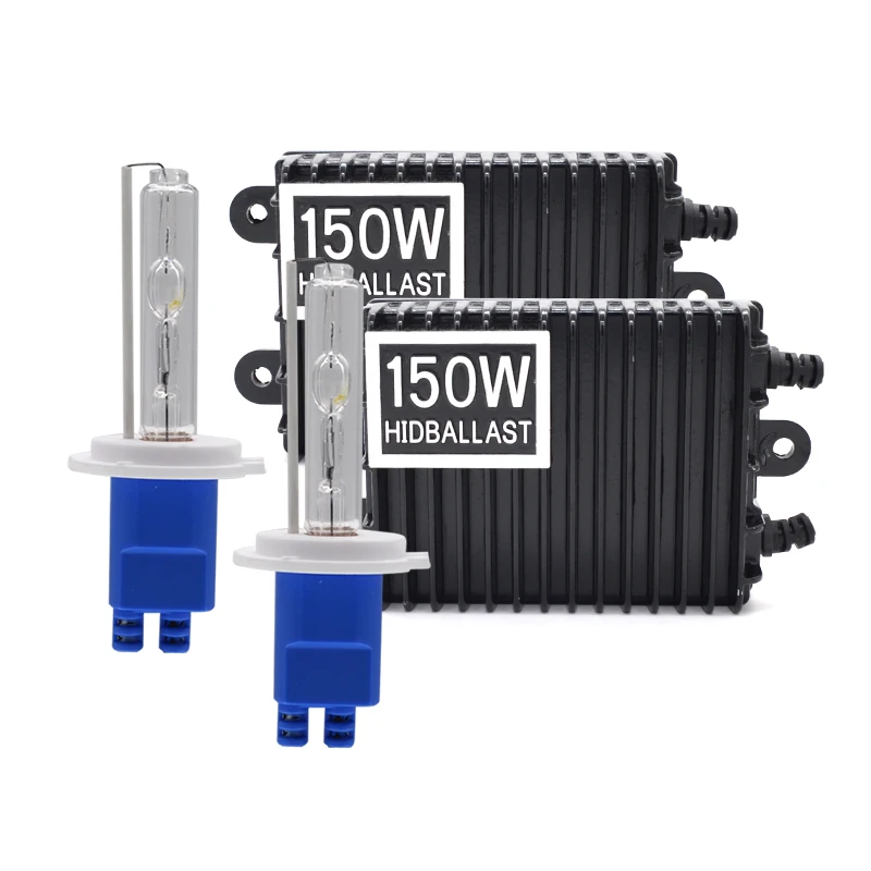 

High Power AC 12V 150W HID Ballast Xenon Kit H1 H7 H11 HB3 HB4 D2H Car Headlight Bulb 3000K 4300K 6000K 150W Xenon Ballast Kit