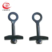 Free Shipping High Quality r M6*45 Steel Chain Adjuster/Pore Size=10mm for Electric ScooterGas Scooter, Pocket Bike&Mini Bike