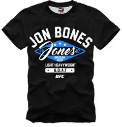 Футболка для пеших прогулок JON BONES JONES MMA JIU JITSU MUAY THAI GOAT 4225DTG
