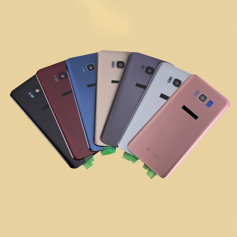 5.8 For SAMSUNG Galaxy S8 G950F S8 Plus Back Battery Cover Door Rear Glass Housing Case Replace For SAMSUNG S8 Battery Cover