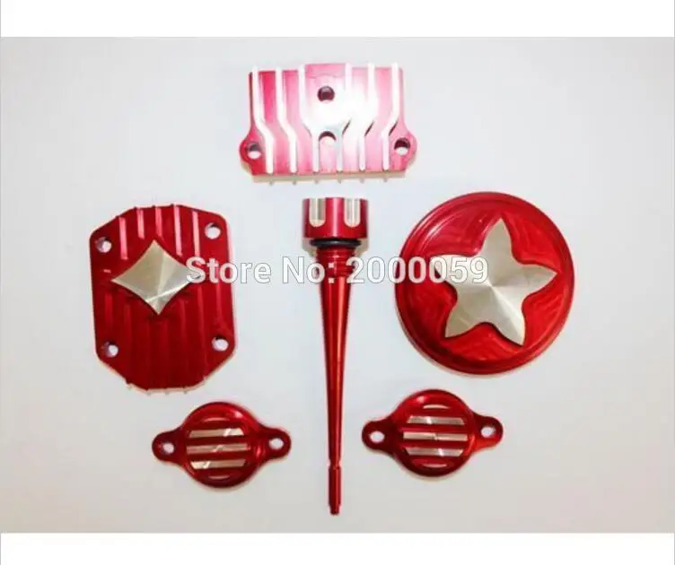

RED CNC ENGINE DRESSING DRESS UP KIT 125cc 140cc 150cc PIT PRO Trail Dirt Bike