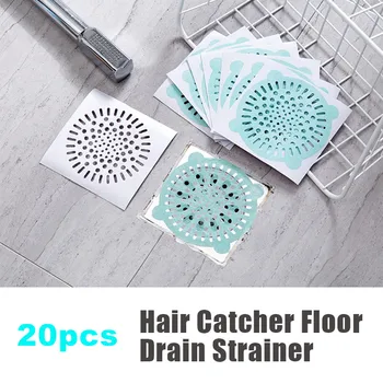 

20pc Star Kitchen Sink Drain Strainer Hair Catcher Disposable Shower Bathtub Floor Filter Stopper One-off Bathroom Sink Sticker