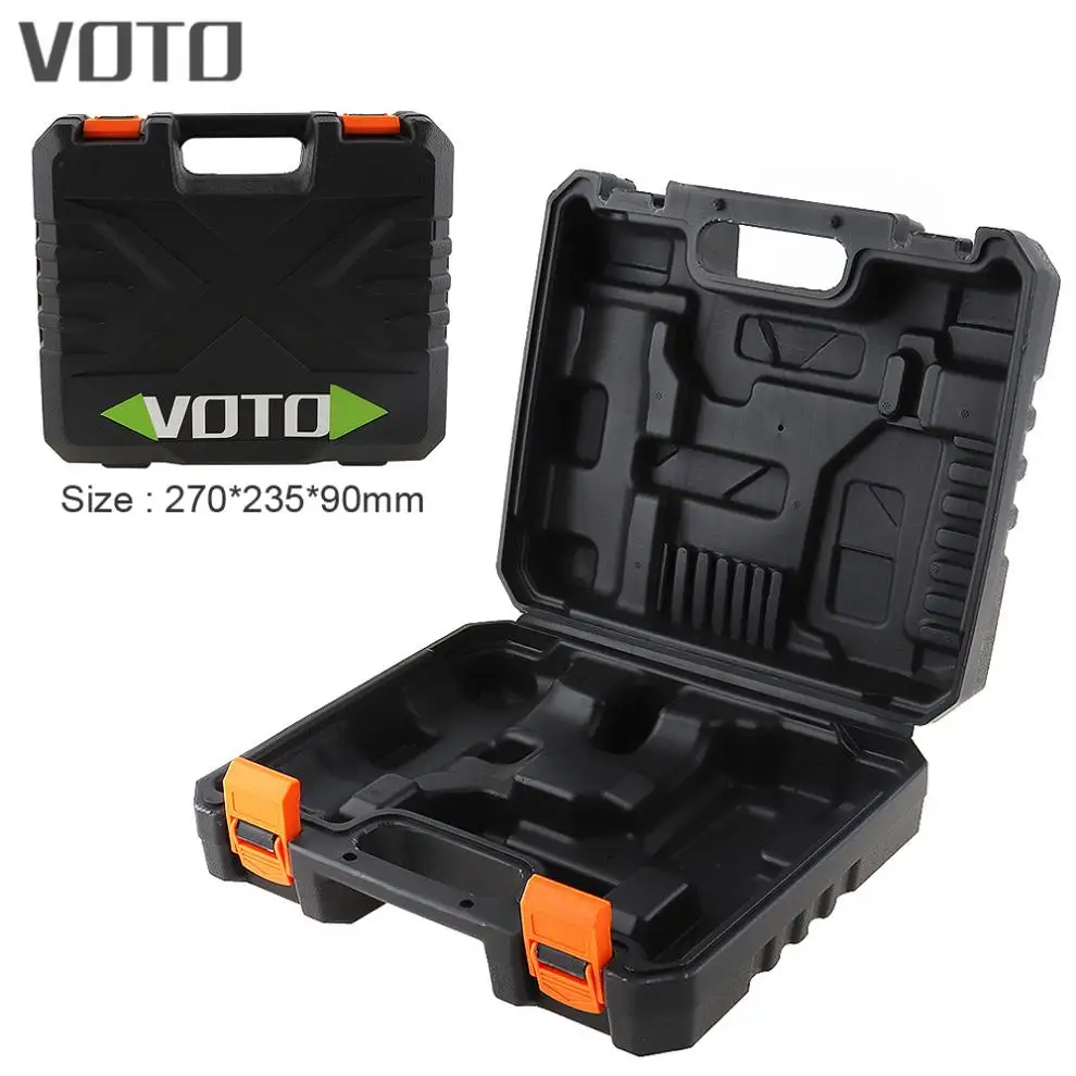  VOTO Power Tool Suitcase 21V Electric Drill Dedicated Load Tool Box with 270mm Length and 235mm Wid