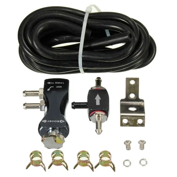 

Set Adjustable Manual Car Turbo In-Cabin Boost Bleed Valve Control Booster Kit