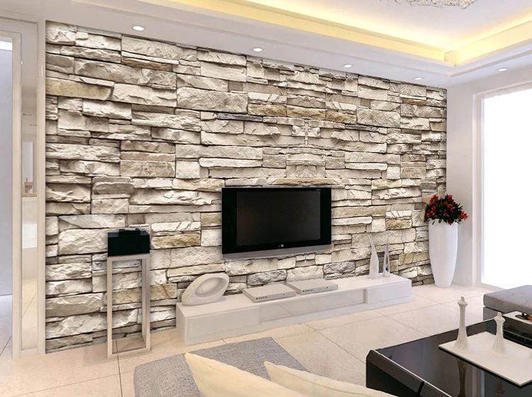Minimalistische moderne wohnzimmer tv kulisse tapeten wandbild
