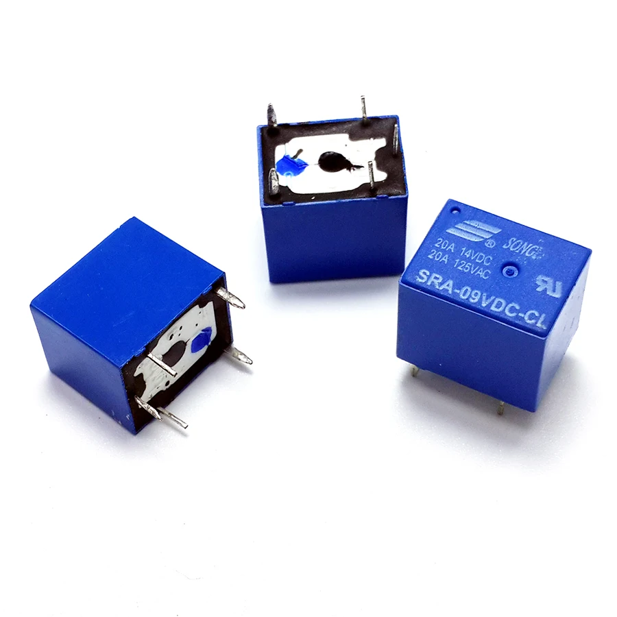 5 Pin 9V 20A герметичное реле для автомобиля 5 футов Songle Брендовое реле большой ток реле 1NO 1NC