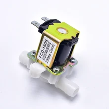 1 шт. Соленоидный клапан водяной клапан 10 мм 12 в 24 В 220 в пластиковый клапан, водяной клапан