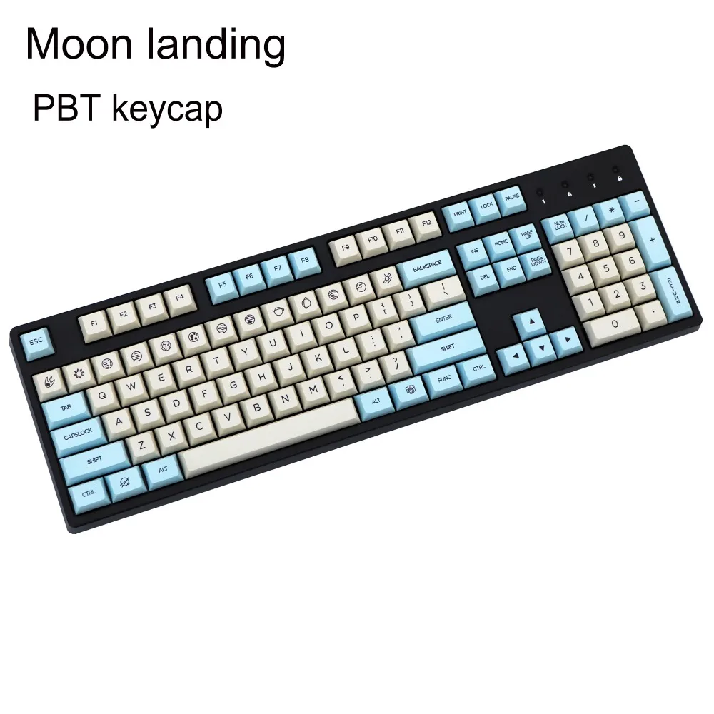 Moon landing XDAS profile keycap 121/163 dye сублимированный filco/DUCK/Ikbc MX Переключатель механическая клавиатура keycap, продаются только брелки