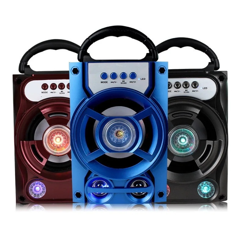 

Portable B16 Outdoor Portable Bluetooth Speaker Portable Square Dance Audio Usb Flash Drive Computer Subwoofer Speaker