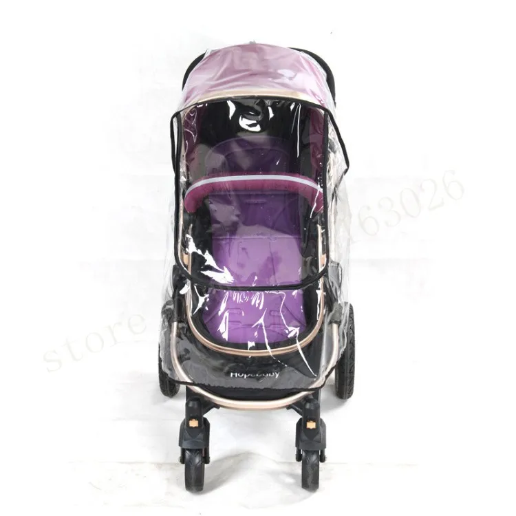 Baby stroller rain cover  PVC Universal Wind Dust Shield with windows For Strollers Pushchairs stroller accessories