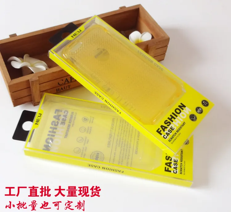 

300 pcs Wholesale New Design Recyclable Plastic PVC Packaging Box for iPhone Samsung Mobile Phone Case for LG x style k200