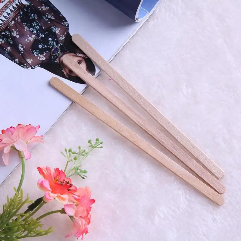

20Pcs Wooden Wax Strip Spoon Facial Hair Remover DIY Mask Makeup Wax Beans Cream Spoon Face Make Up Tools Disposable Cosmetic