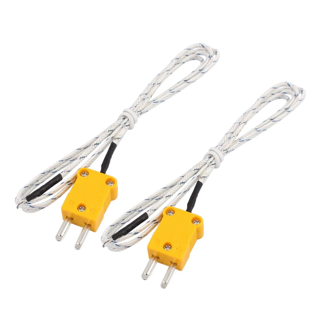 Uxcell 2 Pc 500c Hot K タイプ熱電対温度センサー 1 メートル 3 3ft ロングワイヤー熱電対プローブ測定とガス温度 Thermocouple Temperature Gas Temperaturethermocouple Temperature Sensor Aliexpress