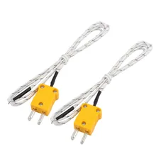 uxcell 2pc 500C Hot K Type Thermocouple Temperature Sensor 1M 3.3Ft Long Wire Thermocouple Probe Measure Air and Gas Temperature uxcell 2pc 500C Hot K Type Thermocouple Temperature Sensor 1M 3.3Ft Long Wire Thermocouple Probe Measure Air and Gas Temperature