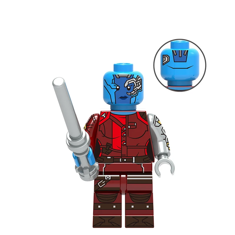 8PCS Super Heroes Figures Star-lord Nebula Ant-Man Bruce-banner  Hawkeye Thor Legoings Building Blocks Set Toys Children